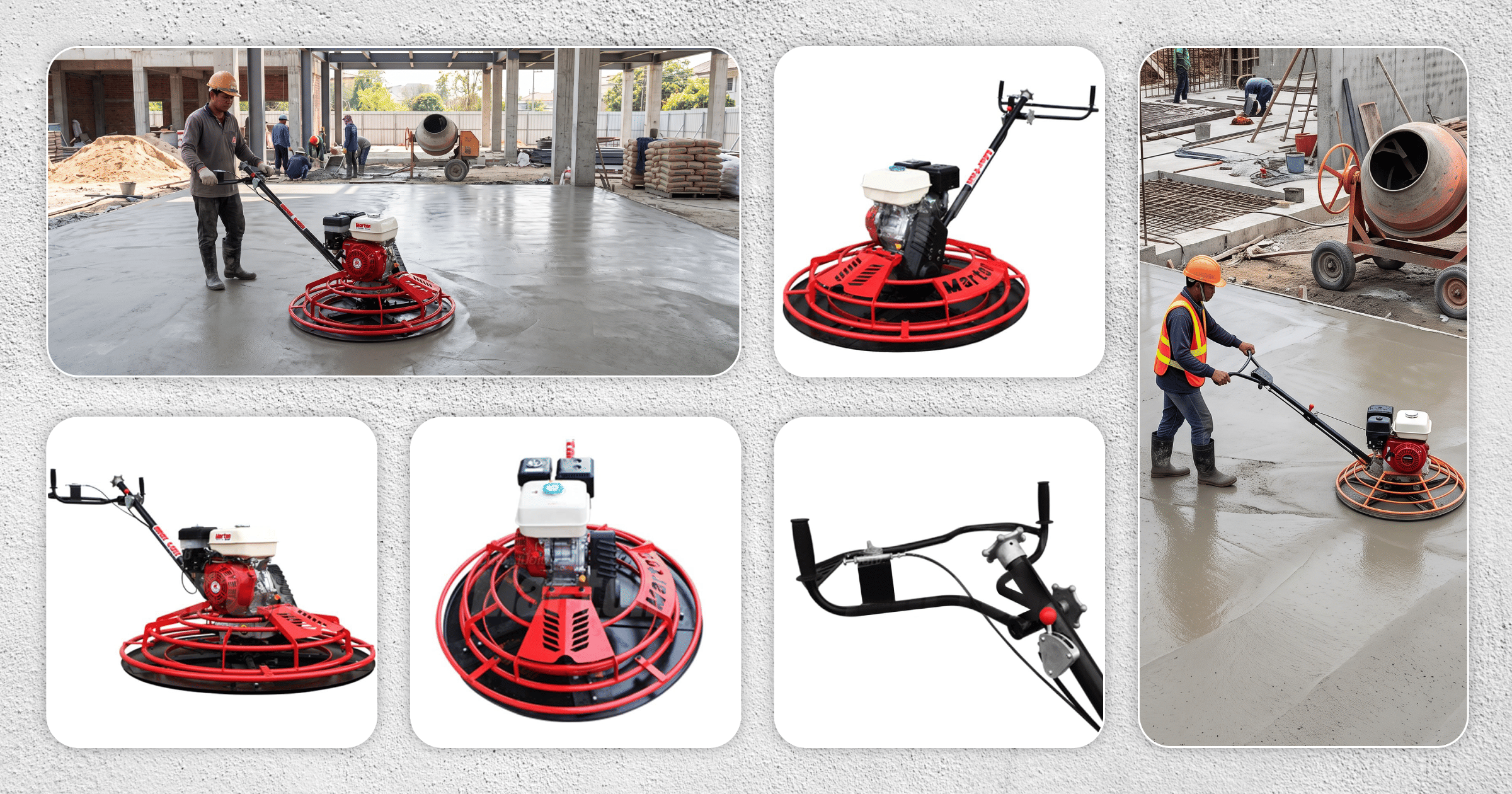 เครื่องขัดมันพื้นปูน MARTON CMT260